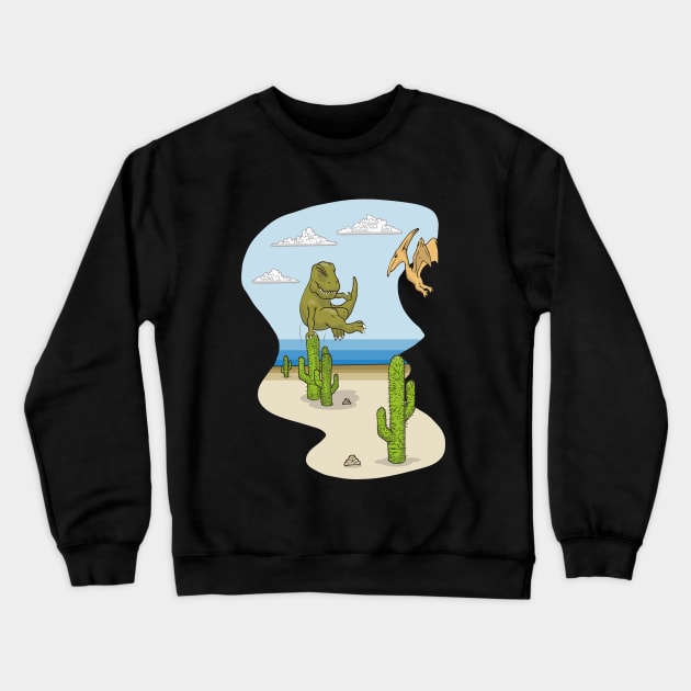 The Game Parkour Rex Crewneck Sweatshirt by felipeoferreira